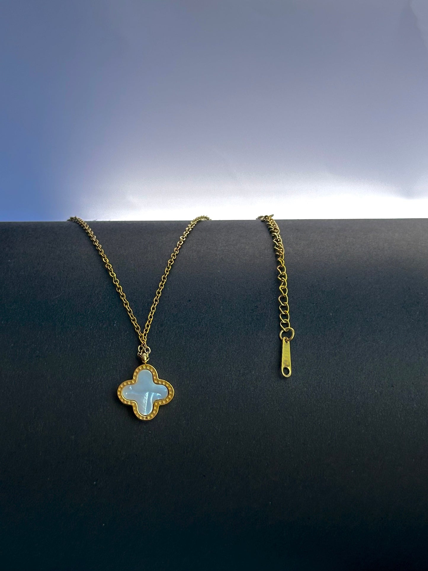 Double Sided Clover Lucky Necklace