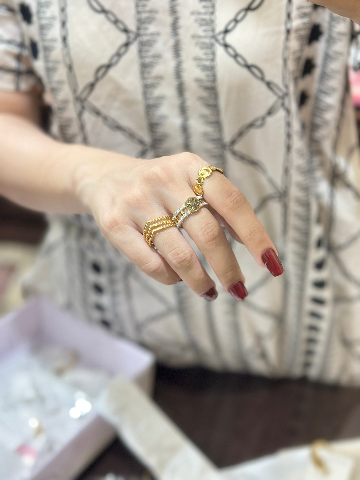 Glam Ring-18k
