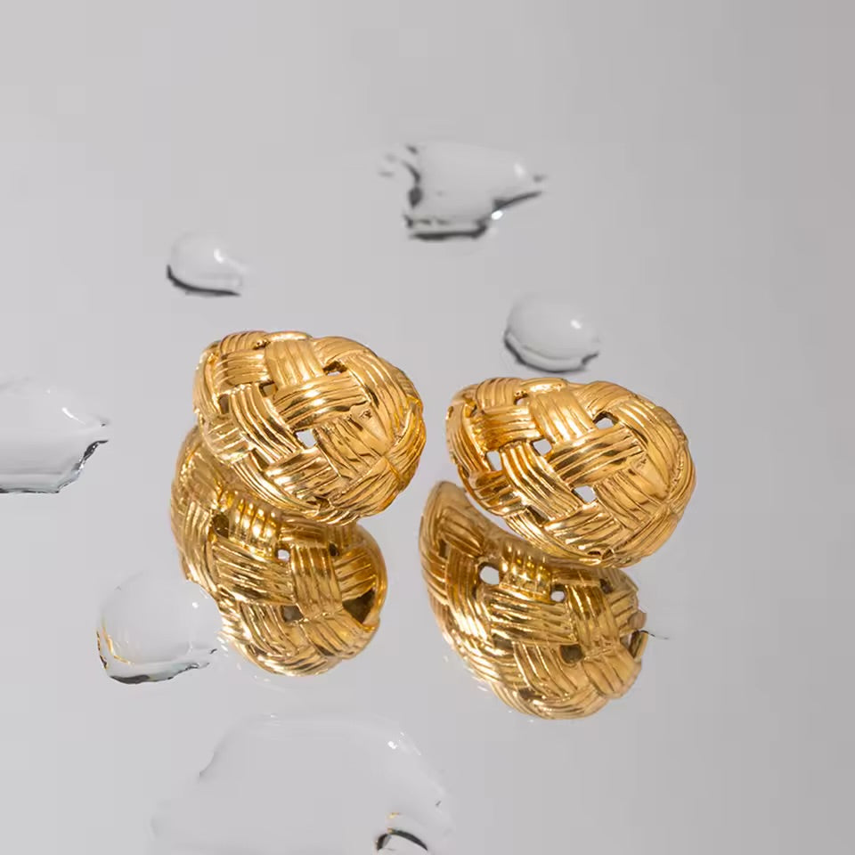 Knitted drop Earrings
