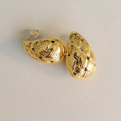 Knitted drop Earrings