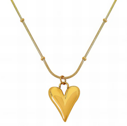 Heart neckpiece-18k