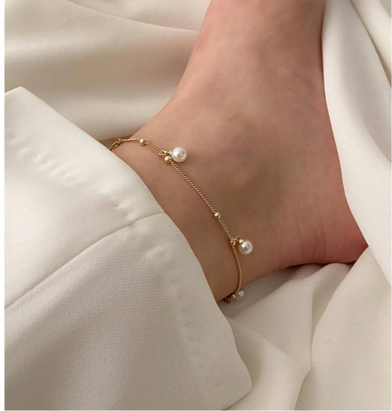Pearly anklet