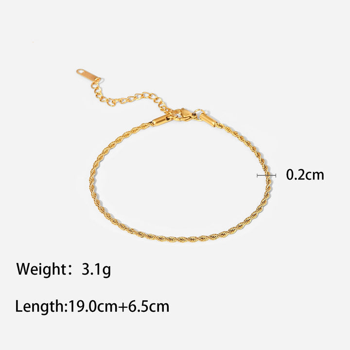 Diana rope anklet
