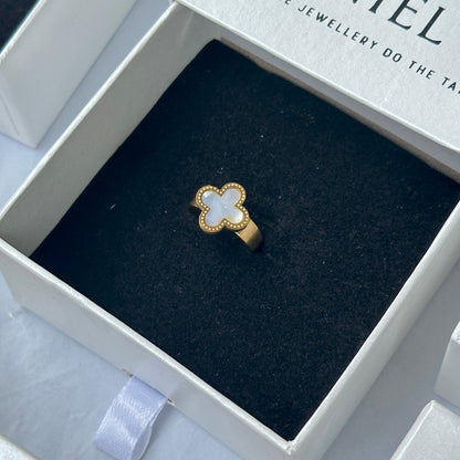 White Clover Ring-Adjustable
