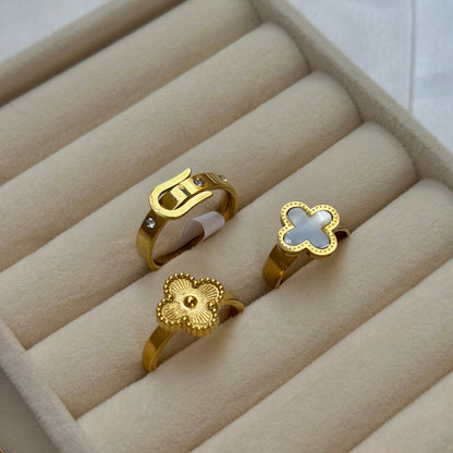 White Clover Ring-Adjustable