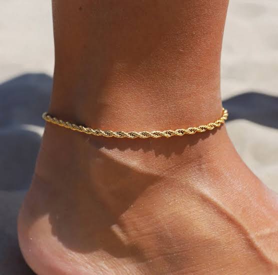 Diana rope anklet