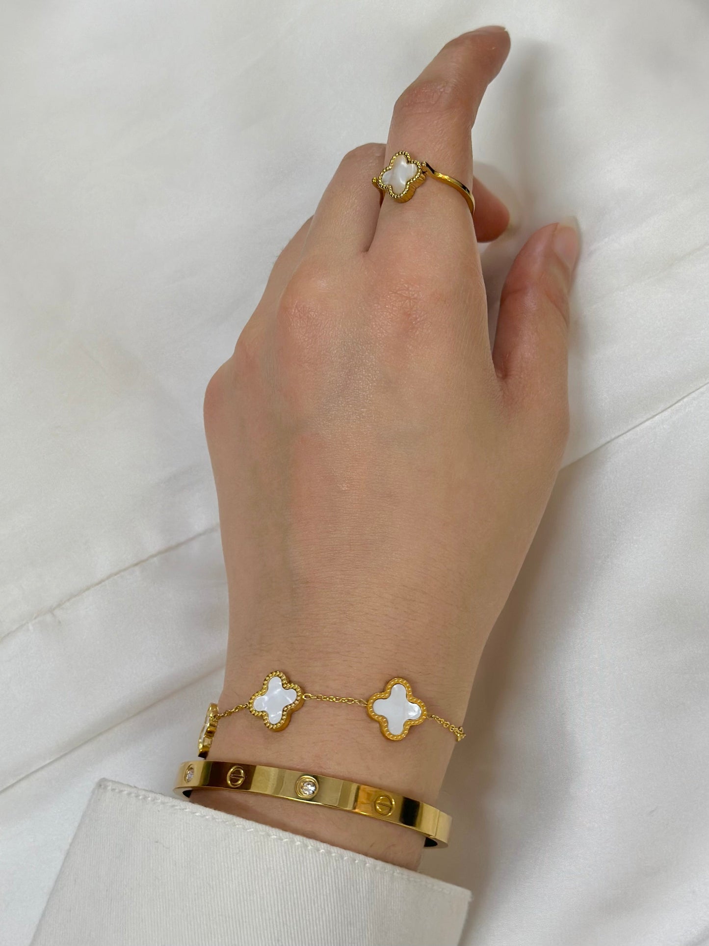Nailstone Ring & Bangle Bundle