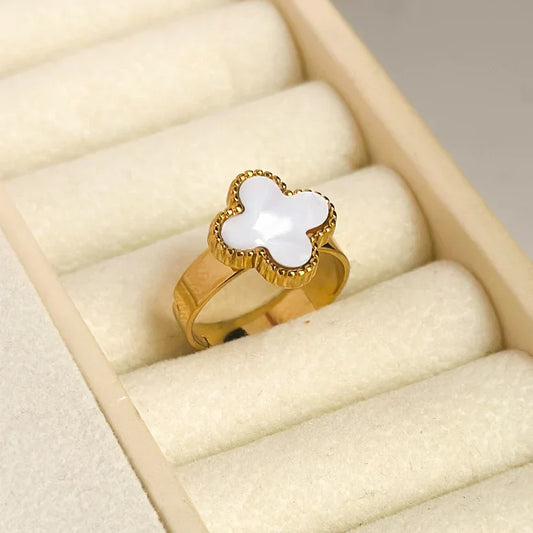 White Clover Ring-Adjustable