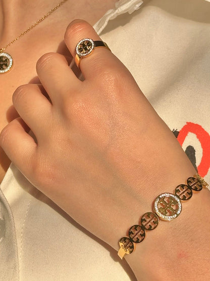 ToryB Miller Kira Charm Bangle