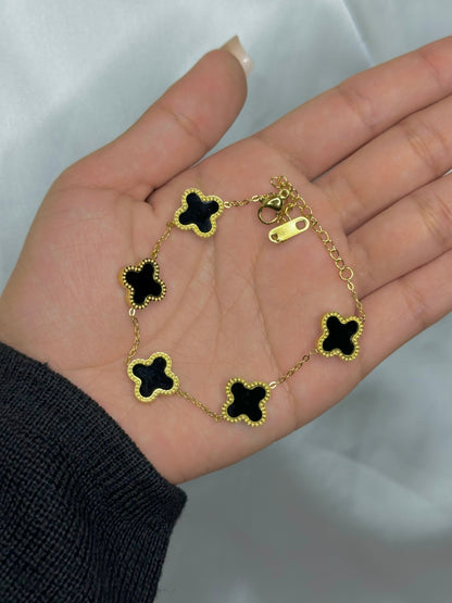 Black Clover 5 motifs bracelet