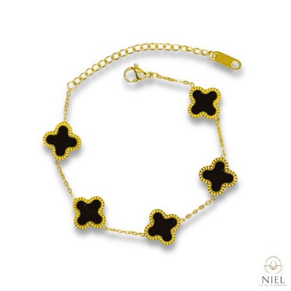 Black Clover 5 motifs bracelet
